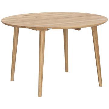 Masă din lemn, 120/120/75 cm,