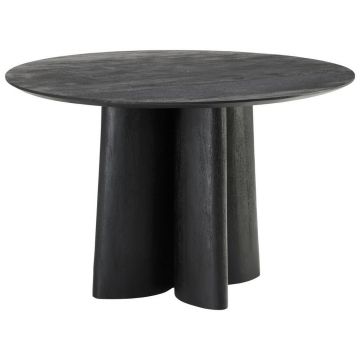 Masă din lemn, 120/120/76 cm,