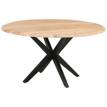 Masă din lemn, 140/140/76 cm,