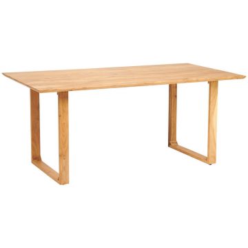 Masă din lemn, 180/90/76 cm,