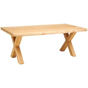 Masă din lemn, 200/100/78 cm,