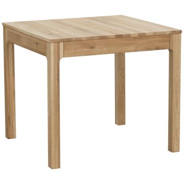 Masă din lemn, 85-125/80/75 cm,