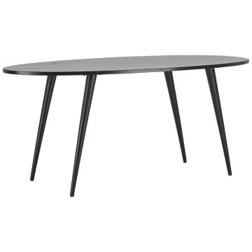 Masă din lemn, metal, 175/90/76 cm,