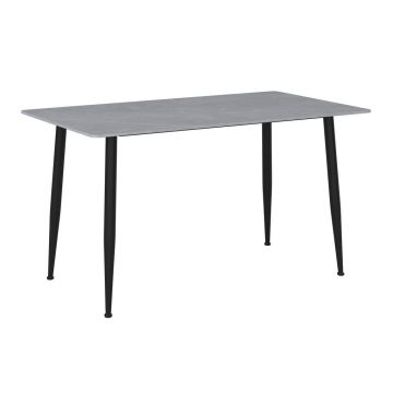 Masă din metal, ceramică, 140/80/76 cm,