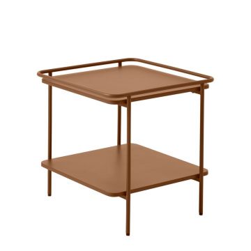Măsuță auxiliară din metal 45x45 cm Yuba – Unique Furniture