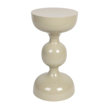 Măsuță auxiliară rotundă din metal ø 31 cm Lars – White Label