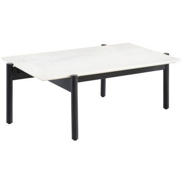 Măsuță De Cafea din lemn, piatră, 100/40/65 cm