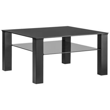Măsuță De Cafea din metal, sticlă, 80/80/42 cm