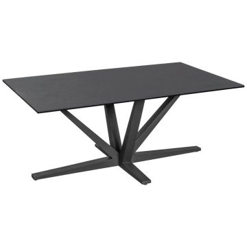 Măsuță De Cafea din metal, sticlă, ceramică, 100/60/42 cm