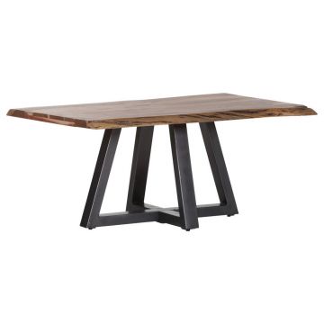 MĂSUȚĂ DE CAFEA lemn, metal 100/70/46 cm