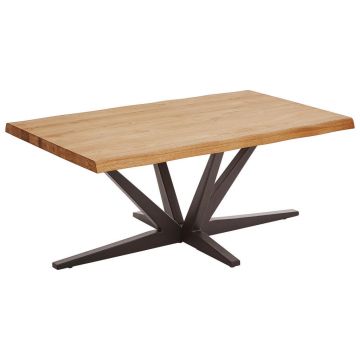 MĂSUȚĂ DE CAFEA lemn, metal 110/70/45 cm