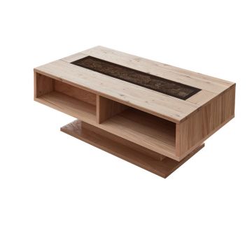 MĂSUțĂ DE CAFEA lemn, sticlă, material pe bază de lemn