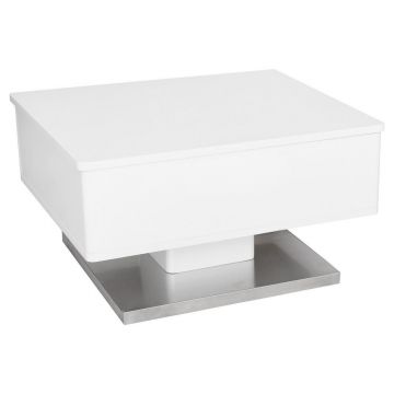 MĂSUȚĂ DE CAFEA metal, material pe bază de lemn 60/70/40,5 cm