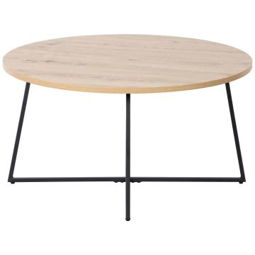 MĂSUȚĂ DE CAFEA metal, material pe bază de lemn 80/80/42 cm