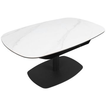 MĂSUțĂ DE CAFEA metal, sticlă, ceramică 110/70/50-75 cm