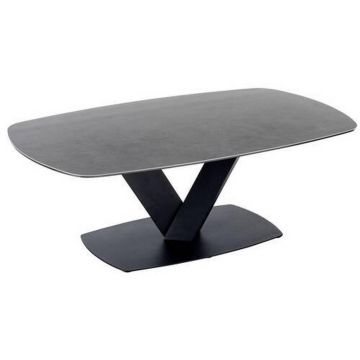 MĂSUȚĂ DE CAFEA metal, sticlă, ceramică 120/70/43 cm