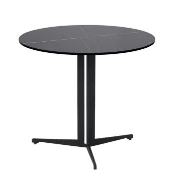 MĂSUȚĂ DE CAFEA metal, sticlă, ceramică 58/58/50 cm