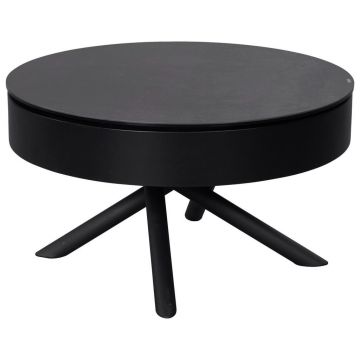 MĂSUțĂ DE CAFEA metal, sticlă, ceramică, material pe bază de lemn 73.5/73,5/42 cm