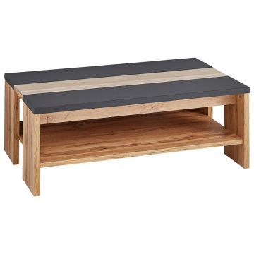 MĂSUȚĂ DE CAFEA sticlă, material pe bază de lemn 110/65/40 cm