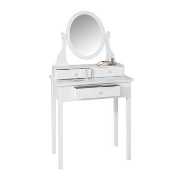 Măsuță De Machiaj, alb pin