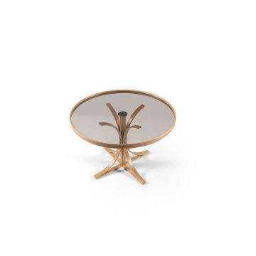 Masuta de cafea, Hanah Home, Boston, 80x47x80 cm, 100% SOLID OAK WOOD, Stejar