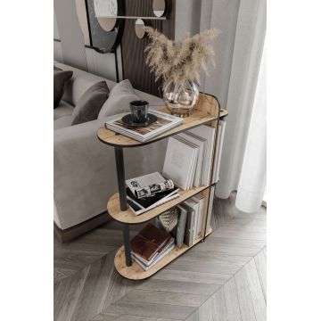 Masuta, Hanah Home, Kaiteki, 24x82x8 cm, MDF , Stejar