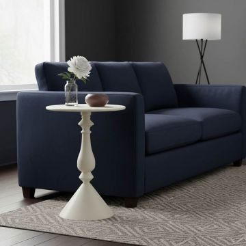 Masuta laterala Lalou Crem 40x40x55 cm