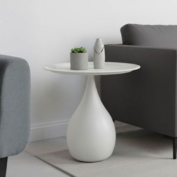 Masuta laterala Samino Crem 39x39x42 cm