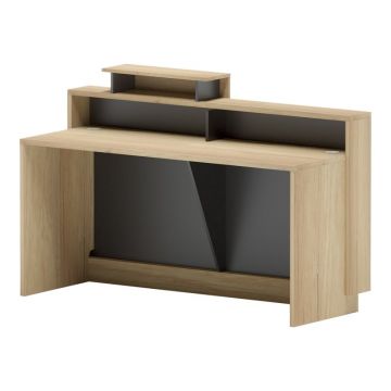 Receptie birou Lotus Natural 160x60x105 cm