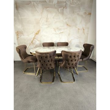 SET STELLA MARO MASA+6 SCAUNE