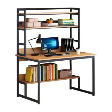 Masa calculator metalica Damp  MDF Natural 100x60x154cm