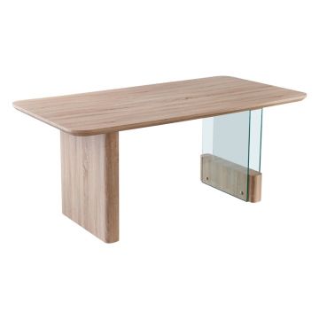 Masă Faghan, maro, 180x90x76 cm