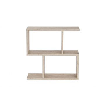 Masa laterala, Hanah Home, pal melaminat, travertin, 60x20x60 cm