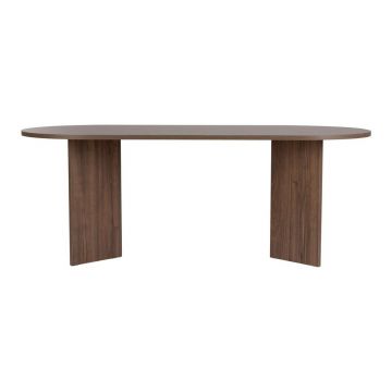 MasÄde dining cu aspect de lemn de nuc 90x200 cm Sabella âu0080Kalune Design