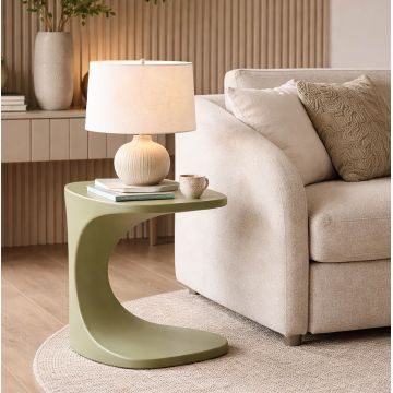 Masuta de cafea, Mauro Ferretti, Ibiza, 42x42x52 cm, plastic, verde