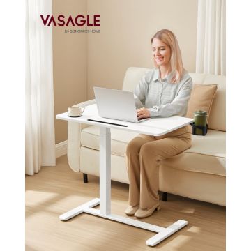 Masuta de laptop Vasagle Alb 80x45x102 cm