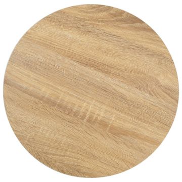 vidaXL Masă de bistro, maro deschis, 40 cm, MDF