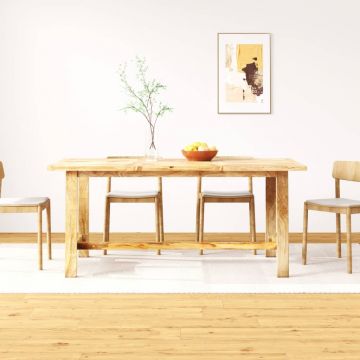 vidaXL Masă de bucătărie, lemn masiv de mango, 180 cm
