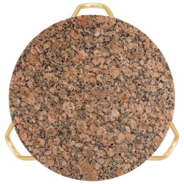 vidaXL Măsuță de cafea roșu 40x40x40 cm piatră naturală aspect marmură