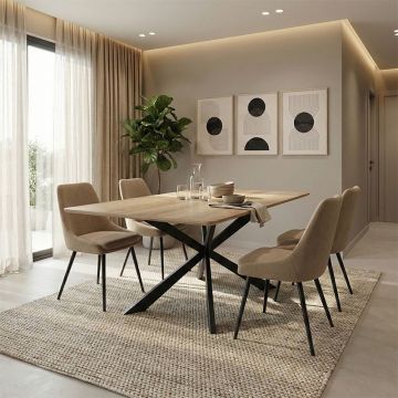 Masa, Aragne, Stejar, 160x90x75 cm