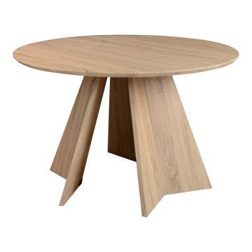 Masa Bibble, Natural, D120x76 cm