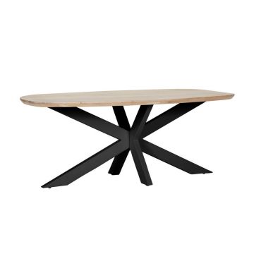 Masă din lemn, 200/100/77 cm,