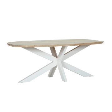 Masă din lemn, 200/100/77 cm,