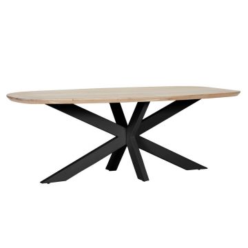 Masă din lemn, 220/100/77 cm,