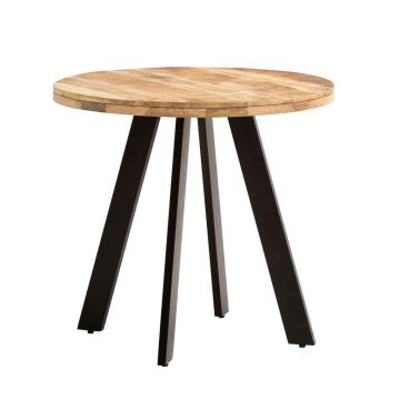 Masă din lemn, 80/80/75 cm,