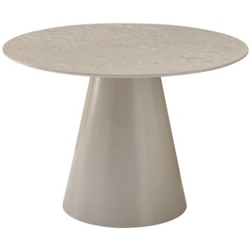 Masă din material pe bază de lemn, 120/120/75 cm,