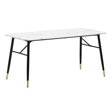 Masă din material pe bază de lemn, 120/60/76 cm,