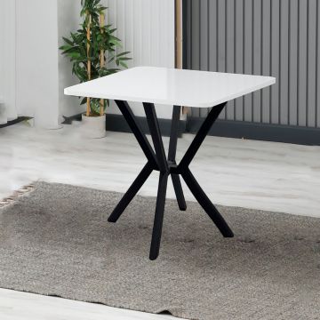 Masa, Hanah Home, Elma, 70x74x70 cm, Alb