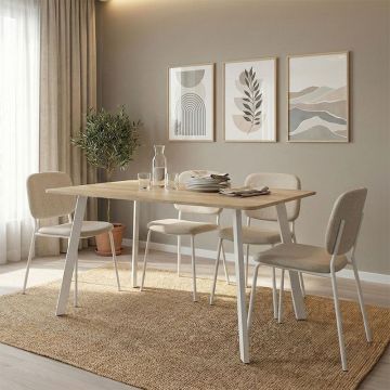 Masa, Squaro, Stejar, 120x70x75 cm