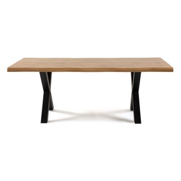 MasÄde dining cu aspect de lemn de stejar 90x160 cm Kora âBonami Essentials